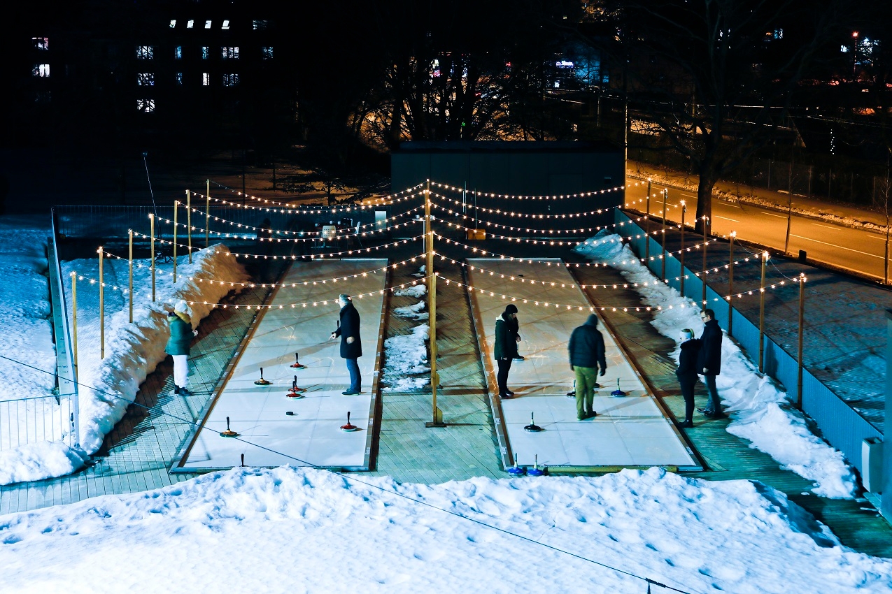 Eisstockschiessen Eissportzentrum Lerchenfeld